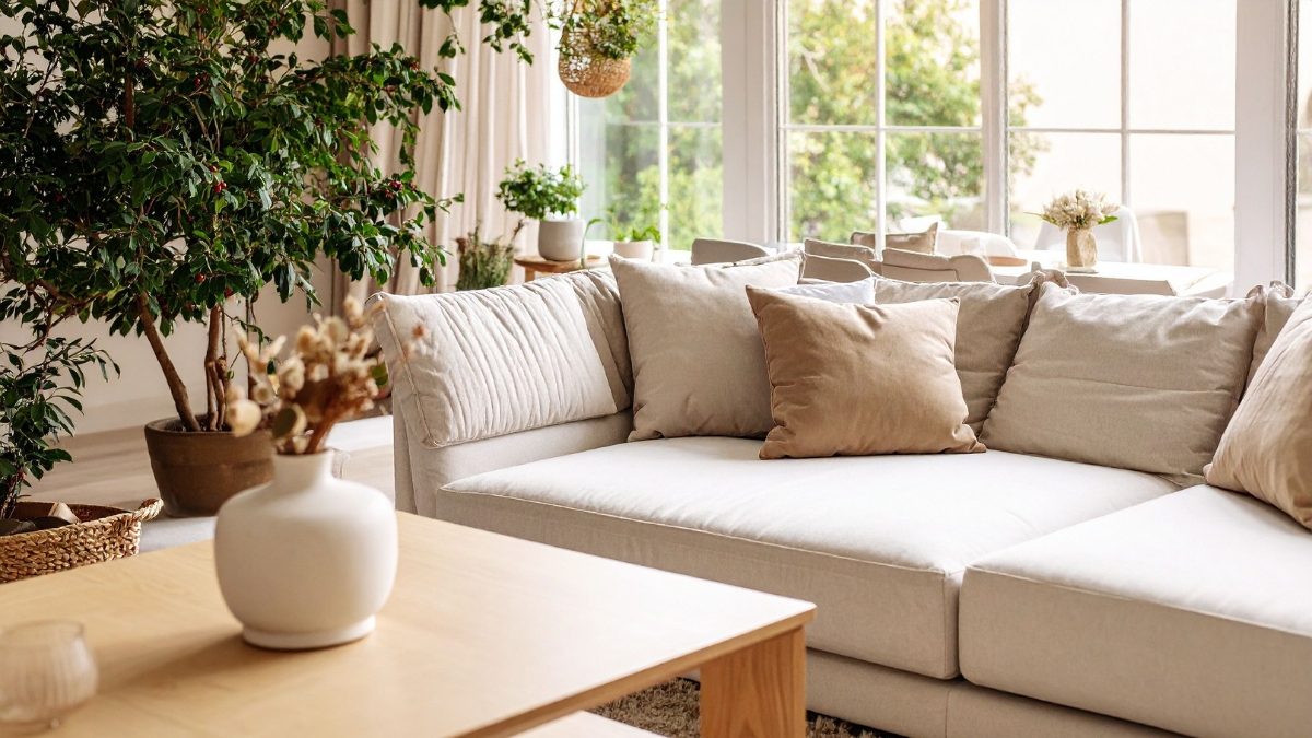 Organizing an entryway to reduce household clutter.
